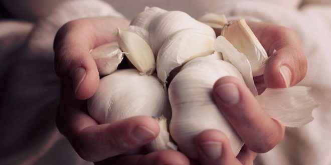 маски за коса с чесън косопад растеж сгъстяване