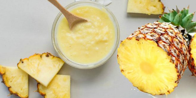 маска за лице против бръчки сок от ананас