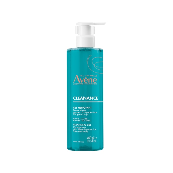 Avene Cleanance почистващ гел за мазна кожа, 400 мл