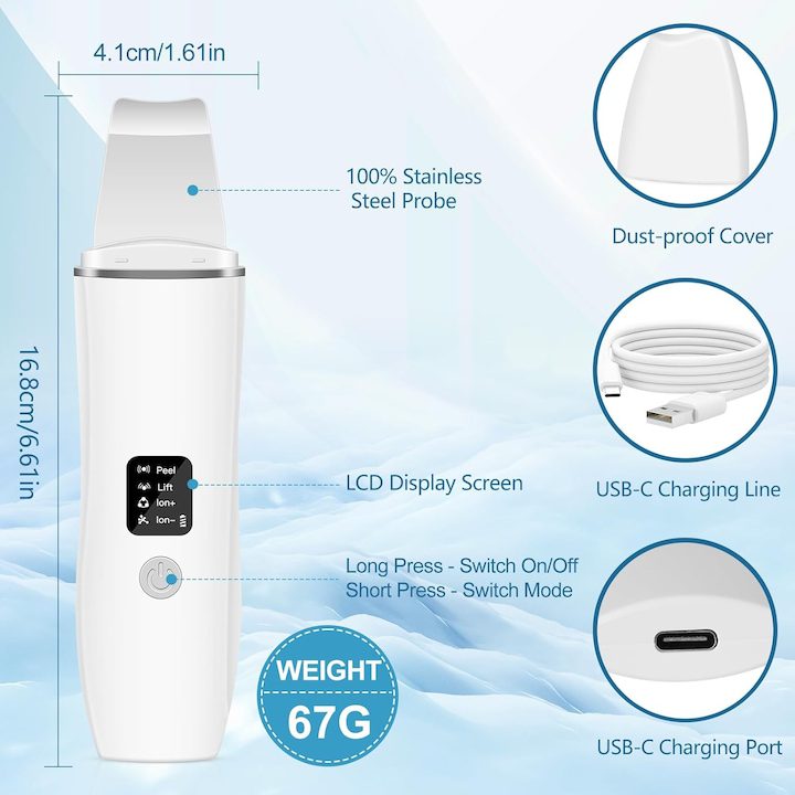 Уред за почистване на кожа