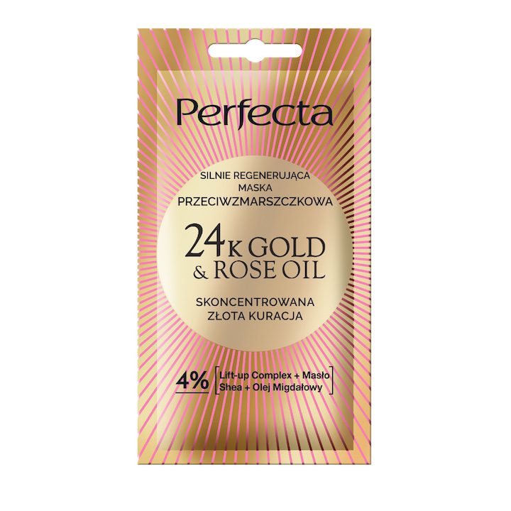 Регенерираща маска против стареене 24K Gold & Rose Oil