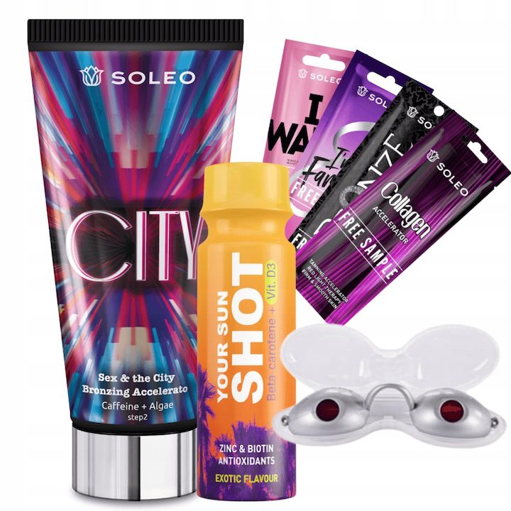 Комплект бронзанти Soleo City 150 мл с ускорител