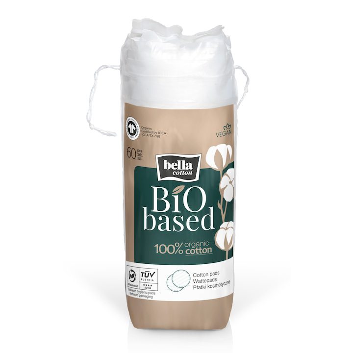 Дискове за премахване на грим Bella Cotton BIO