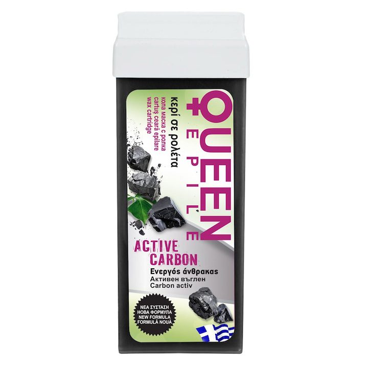 Ролка с восък с активен въглен 100 мл - queen - eMAG.bg