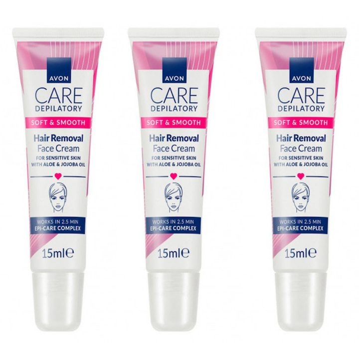 Комплект от 3 Крема за депилация на лицето Avon