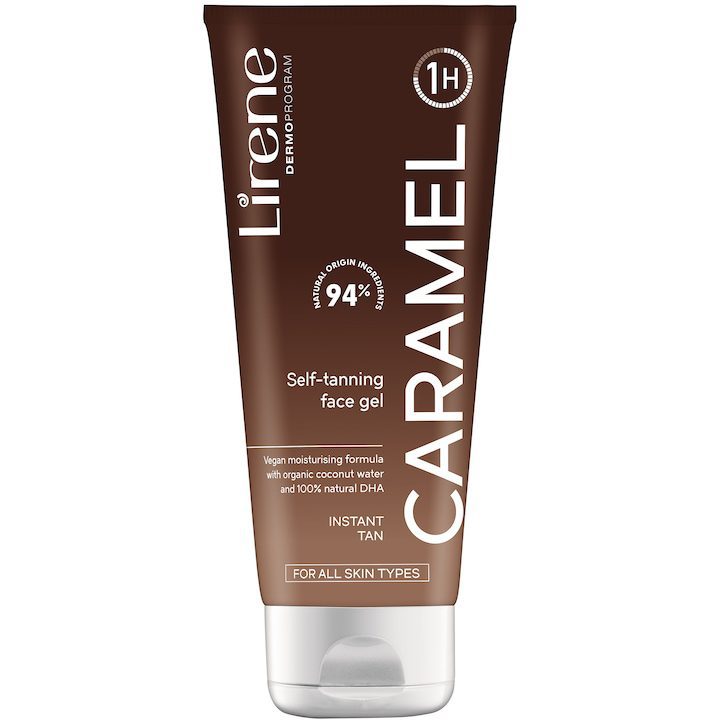 Автобронзиращ гел за лице Lirene Caramel