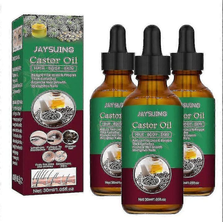 Рициново масло за гъста коса