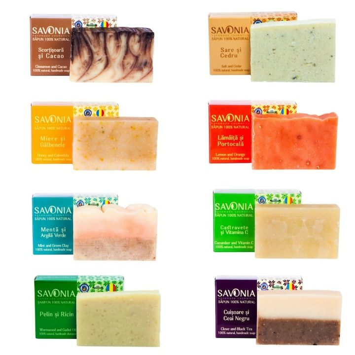 Комплект натурални сапуни Savonia