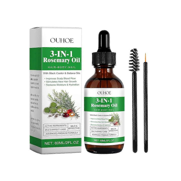 Етерично масло от розмарин за растеж на косата