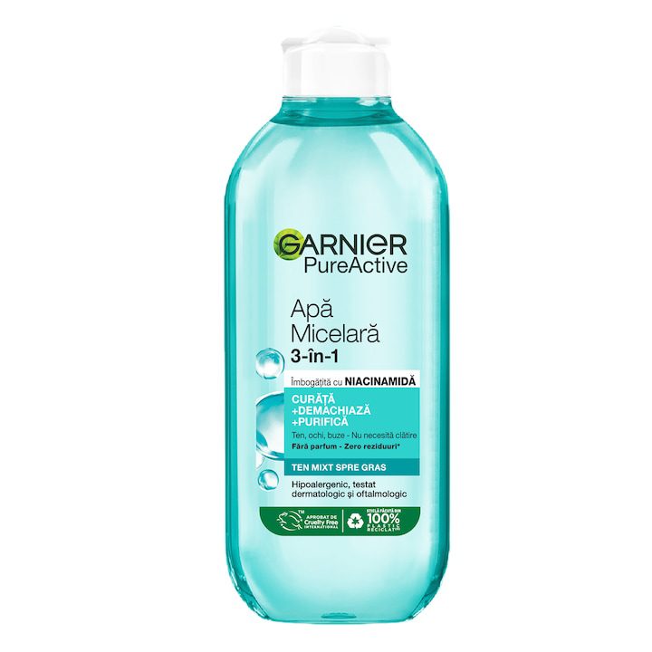 Мицеларна вода Garnier Skin Naturals Pure Active