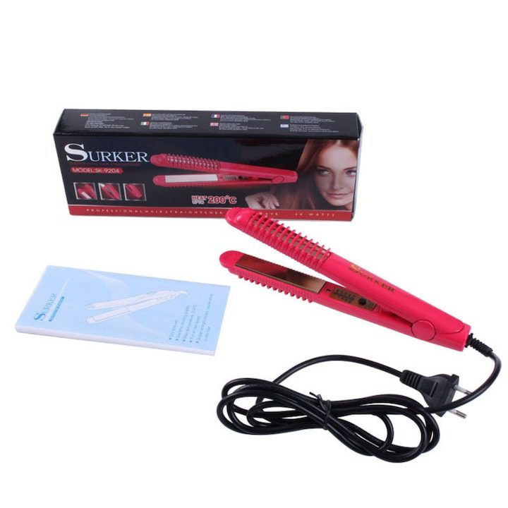 Плоча за изправяне на коса Macvi® с керамични плочи