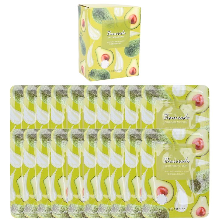 Комплект от 20 почистващи кърпички за лице