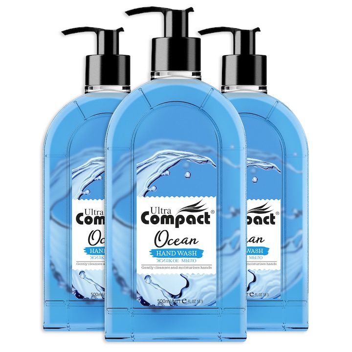 Комплект от 3 бр течен сапун OCEAN