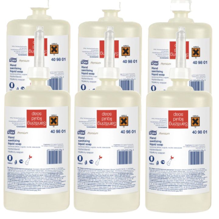 Дезинфекционен течен сапун Tork S1 409801
