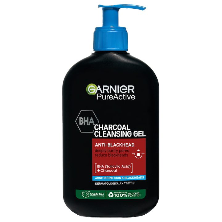 Гел за почистване Garnier Pure Active с въглен