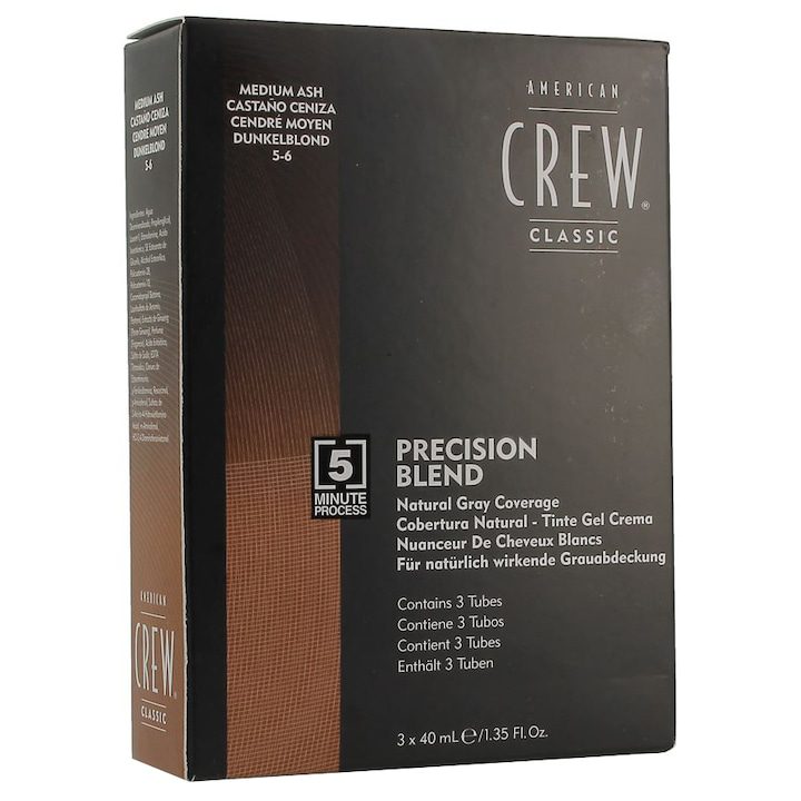 Оцветител за коса American Crew Precision Blend Medium Ash