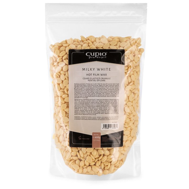 Еластичен восък на гранули Cupio Milky White 600гр - eMAG.bg