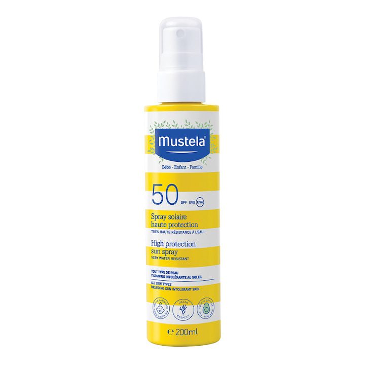 Слънцезащитен крем за бебета и деца Mustela