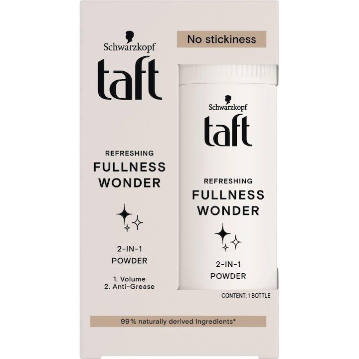 Стилизираща пудра за коса 2 в 1 Taft Fullness Wonder