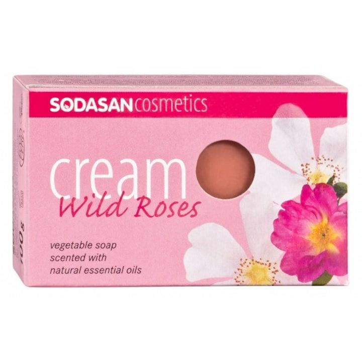 Дива роза био крем сапун 100 гр. Sodasan - eMAG.bg