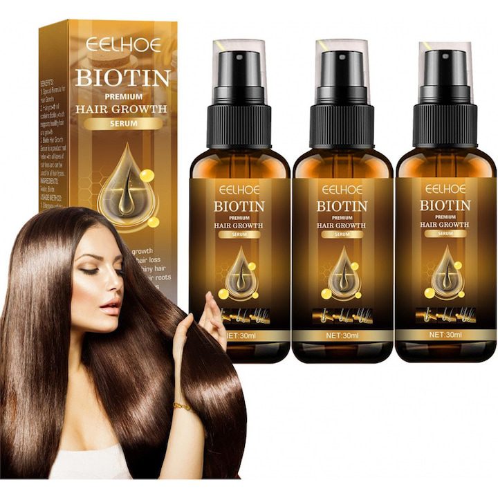 Професионален комплект EELHOE 3 броя спрей + масло от биотин