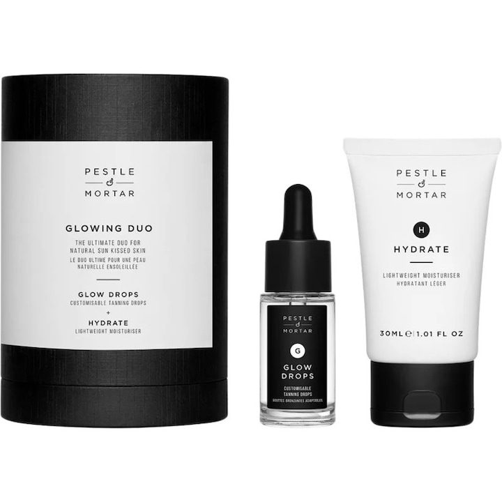 Комплект за самобронзант Pestle & Mortar The Glowing Duo