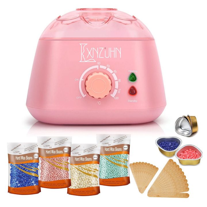 Комплект за обезкосмяване с нагревател за кола маска