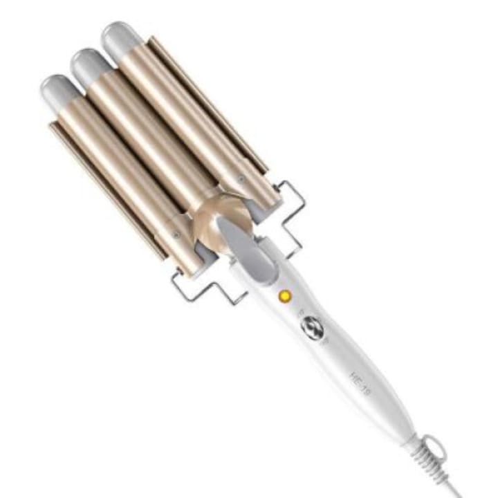 Тройна ретро преса за къдрене на косата - eMAG.bg