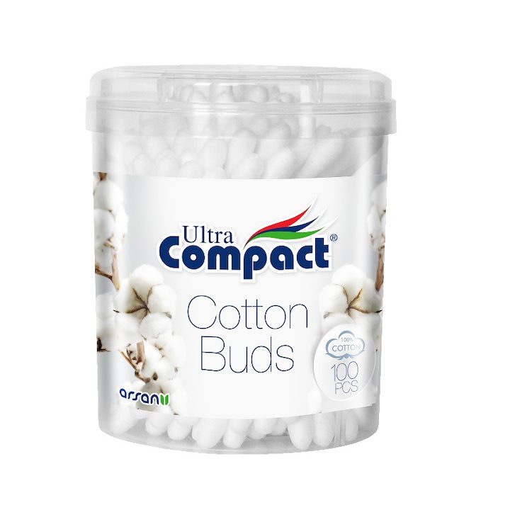 Клечки за уши 100 бр Ultra Compact - eMAG.bg