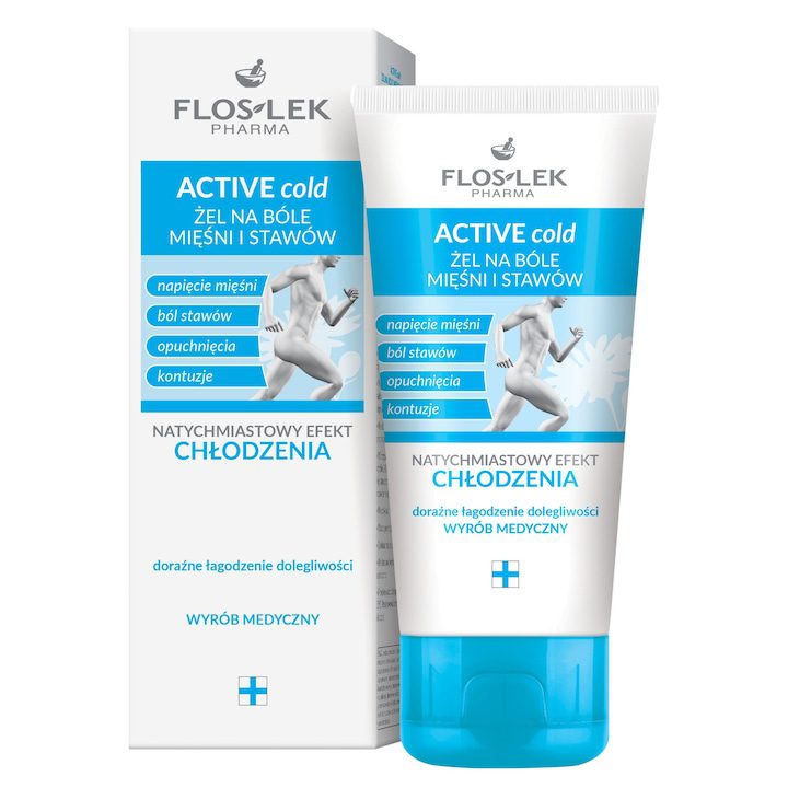 FLOSLEK активен охлаждащ гел за мускулни и ставни болки 100 мл - eMAG.bg