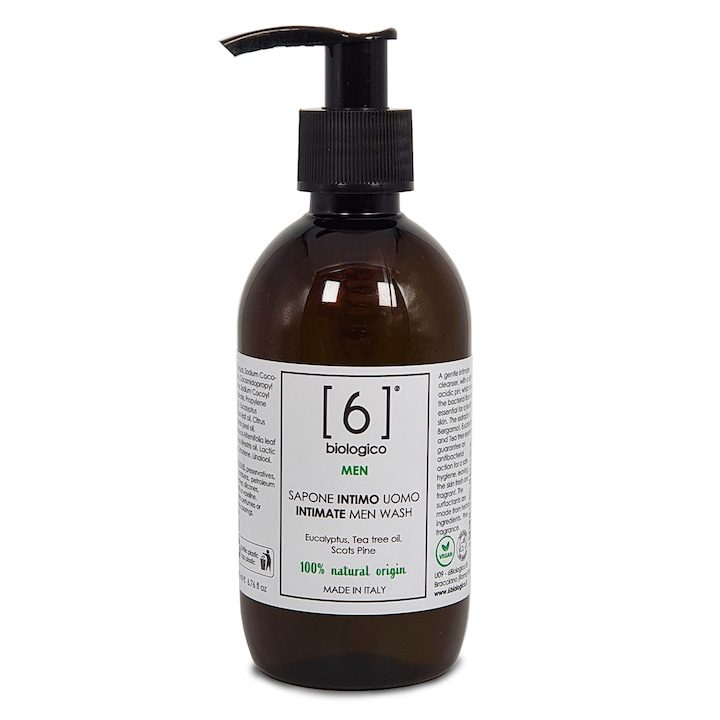 Гел за интимна хигиена за мъже с евкалипт и масло от чаено дърво