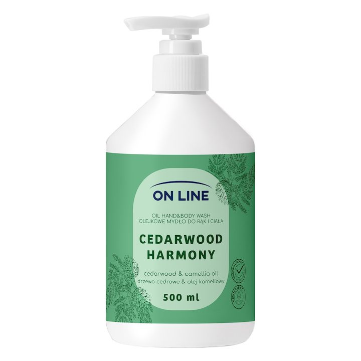 ОНЛАЙН сапун за ръце и тяло с масло от ябълково дърво и камелия 500 мл - eMAG.bg