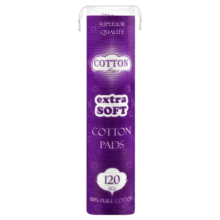 Памучни тампони за почистване на грим COTTON Line EXTRA SOFT