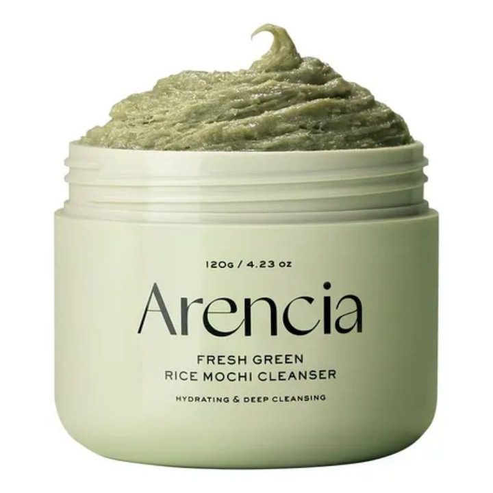 Почистваща паста Arencia Fresh Green Rich Mochi със зелен чай - 120 г - eMAG.bg