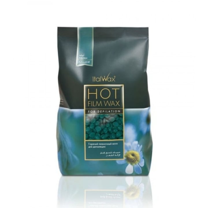 Професионална еластична кола маска ItalWax-Green на гранули с азулена 1000гр - eMAG.bg