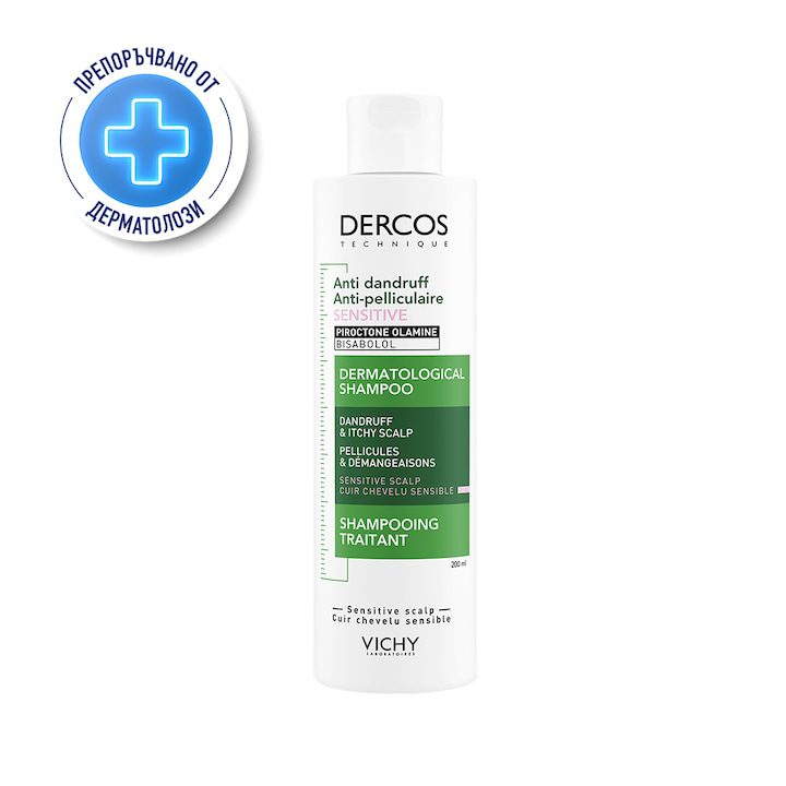Шампоан против пърхот за чувствителен скалп Vichy Dercos Anti-Dandruff