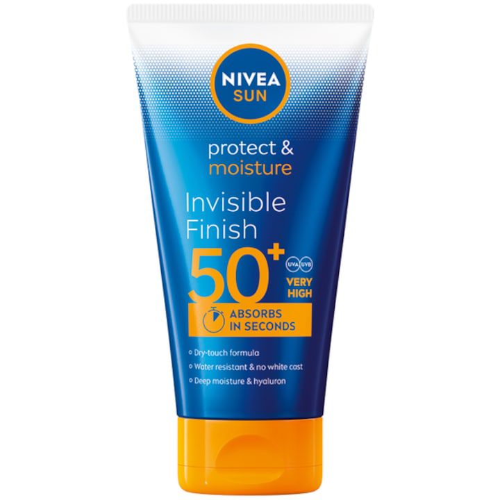 Слънцезащитен крем Nivea Sun Protect & Dry Touch Invisible Finish Tube SPF 50+