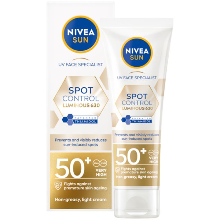 Слънцезащитен крем за лице против петна Nivea UV Face Specialist Spot Control Dark Spot Control