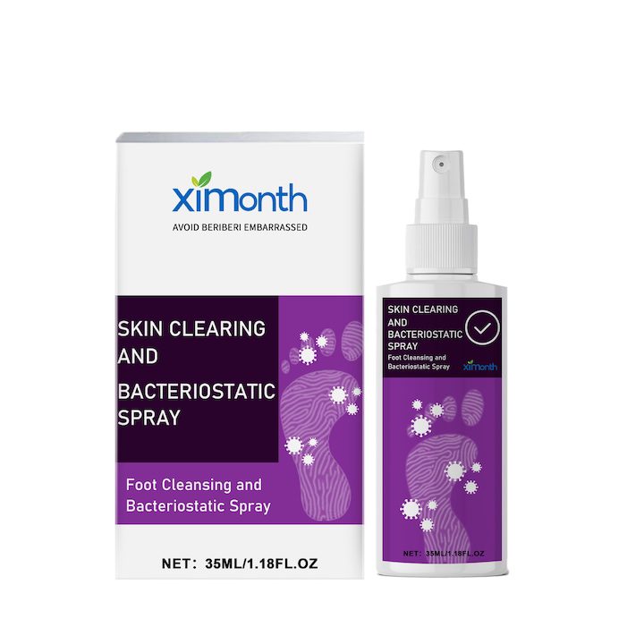 Спрей за почистване на крака Ximonth с глицерин и екстракт от цвят на хризантема за освежаване и премахване на миризма - eMAG.bg