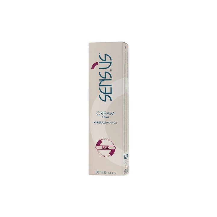 Трайна професионална боя за коса с амоняк Sensus M3K Cream Colour Hi Performance 5.3 100ml - eMAG.bg