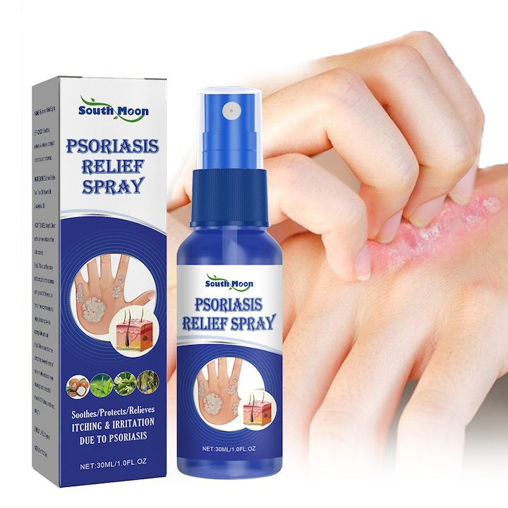 Успокояващ спрей South Moon за псориазис и дерматит - Намалява сърбежа