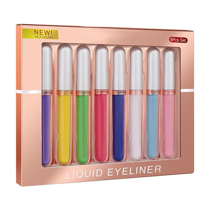 Комплект матови течни сенки за очи