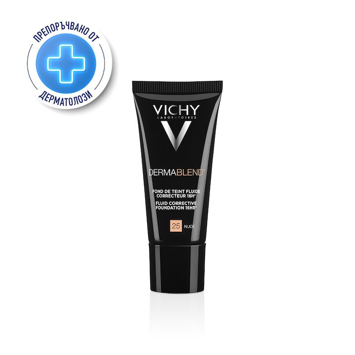 Фон дьо тен коректор Vichy Dermablend 16H 25 Nude SPF 35
