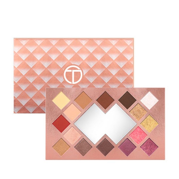 Палитра от 16 цвята сенки за очи