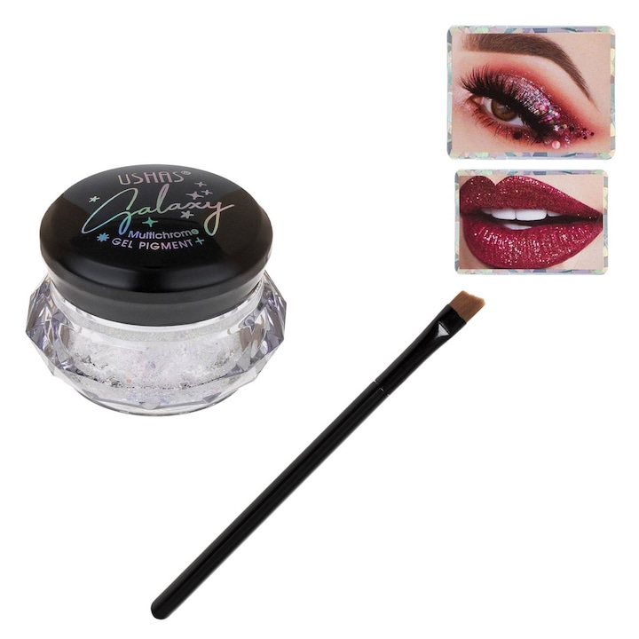 Прозрачен брокат с четка