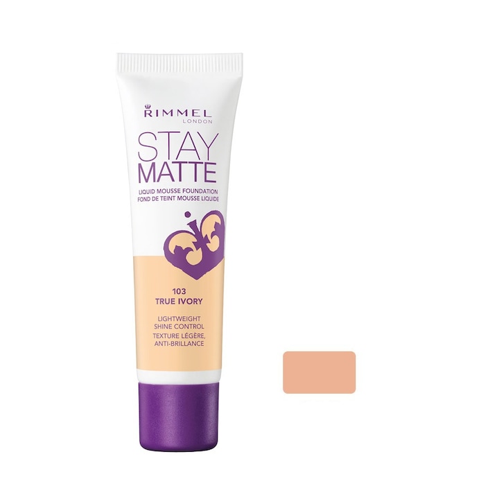 Фон дьо тен Rimmel Stay Matte 103 - eMAG.bg