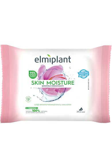 Elmiplant Мокри кърпички за почистване на грим За суха и чувствителна кожа