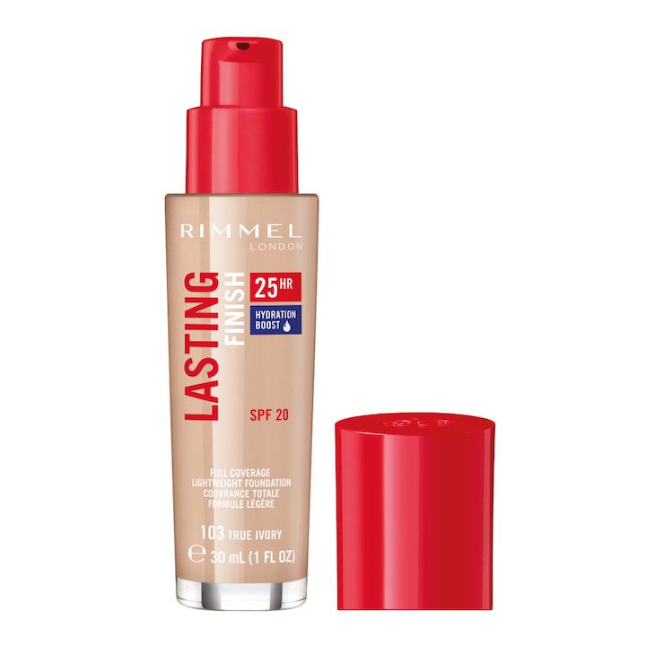 Фон дьо тен Rimmel London Lasting Finish 25H 103 True Ivory SPF 20