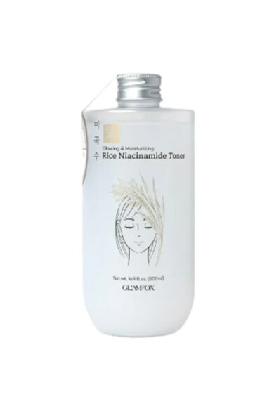 GLAMFOX Тоник за лице  Подхранващ с ниацинамид и масло от шипка