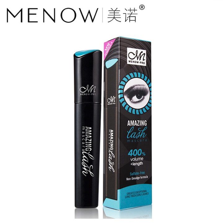MENOW Waterproof Curling Mascara Спирала за обем за по-дълги и по-тъмни мигли - eMAG.bg